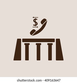  business Icon, vector illustration. Flat design style