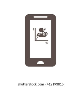  business Icon, vector illustration. Flat design style