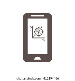 business Icon, vector illustration. Flat design style
