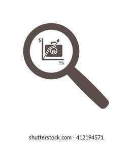  business Icon, vector illustration. Flat design style