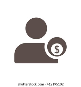  business Icon, vector illustration. Flat design style