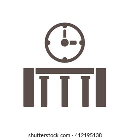  business Icon, vector illustration. Flat design style