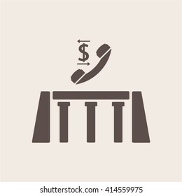  business Icon, vector illustration. Flat design style