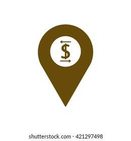  business Icon, vector illustration. Flat design style