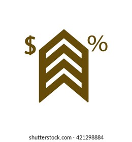  business  icon, vector illustration. Flat design style 