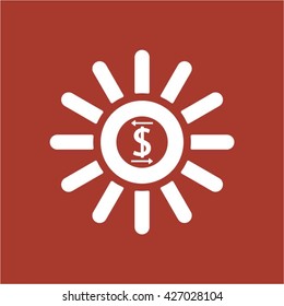  business Icon, vector illustration. Flat design style
