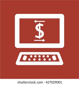 business Icon, vector illustration. Flat design style
