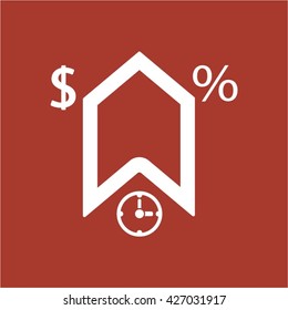  business  icon, vector illustration. Flat design style 