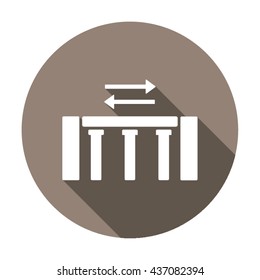  business Icon, vector illustration. Flat design style