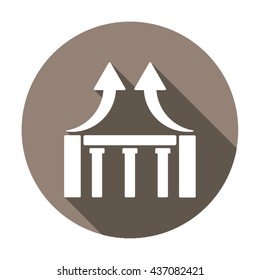  business Icon, vector illustration. Flat design style