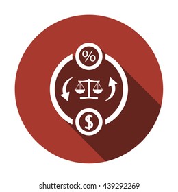  business Icon, vector illustration. Flat design style