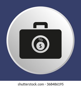  Business   icon, vector illustration.Flat design style.