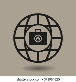 
 business, icon, vector illustration.Flat design style.
