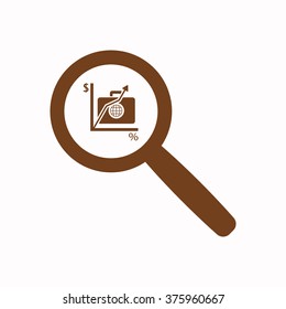  Business   Icon, vector illustration.Flat design  