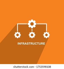 Business icon vector, Infrastructure icon