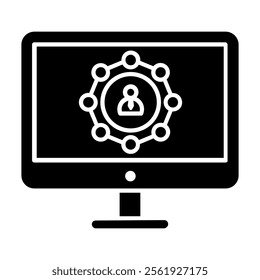 Business icon vector. Management illustration sign. Personnel Management symbol or logo.