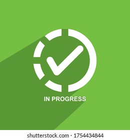 Business icon vector , progress icon