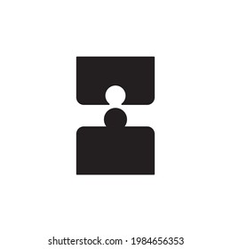 business icon vector, puzzle icon vector