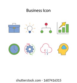 Business icon vector , icon set