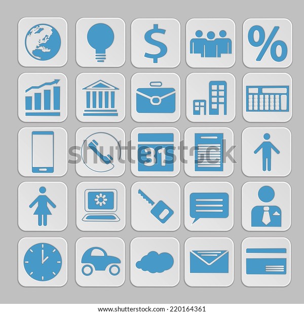 Business Icon vector\
set