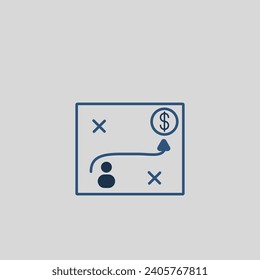 business icon vector set symbol teamwork management design illustration