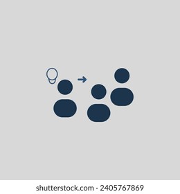 ilustración de diseño de conjunto de iconos de negocios símbolo de equipo de administración de equipos