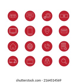 vector de icono de negocio para presentación de iconos de símbolos de sitio web