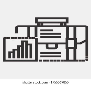 Business icon for web and app
