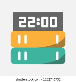 Business icon, workload icon in flat design