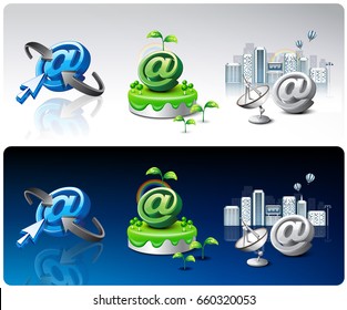 business icon_ Internet icon