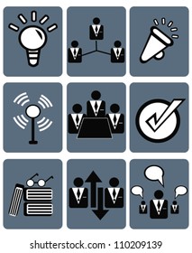 Business icon,resource,personal on white background,Vector
