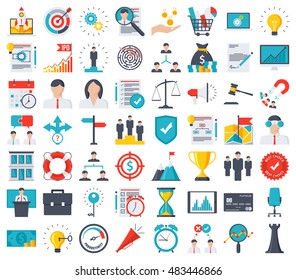 Business icons - Shutterstock ID 483446866