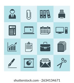 Business icons collection illustration vector