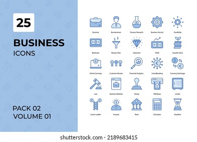 Business icons collection. Set contains such Icons as business man, teamwork, office, finance, and more