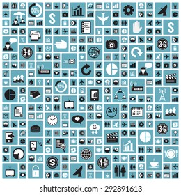 Business icons concept with background