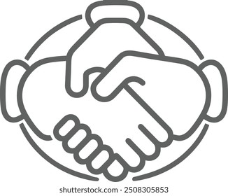 Business Icons, Cooperation icon, company, community