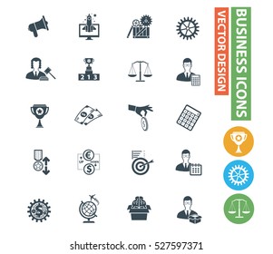 Business icons design,clean vector
