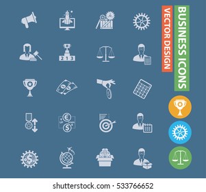 
Business icons design,clean vector