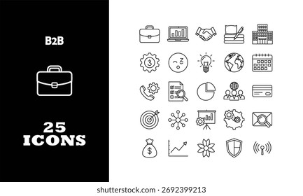 Business icons for diverse applications, websites and presentations. Illustrate concepts with these clean, modern symbols to enhance your message and impact.