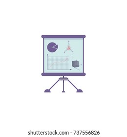 Business icons. Financial growth. Concept vector logo for web graphics.