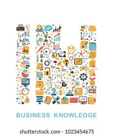 Business icons are grouped in Book