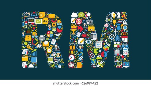Business icons are grouped in "Malaysian Ringgit" form