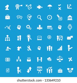 Business icons and human resource icons,vector