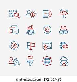 business icons for internet marketing