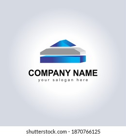 Business Icons for Logo with Company Name and Slogan. Unique Logo Icon Isolated On White Background - Vector Illustration, Graphic Design Editable For Your Design. Business Logo Flat