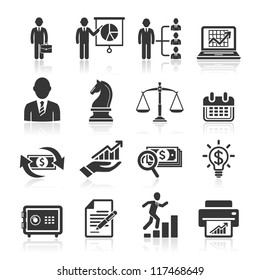 Business icons, management and human resources set2. vector eps 10. More icons in my portfolio.