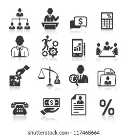 Business icons, management and human resources set3. vector eps 10. More icons in my portfolio.