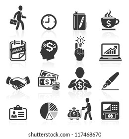 Business icons, management and human resources set4. vector eps 10. More icons in my portfolio.