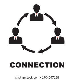 BUSINESS ICONS, Media, teamwork, business, planning, strategy, marketing. Vector illustration on white background.