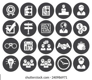 Business Icons (modern Flat Design)